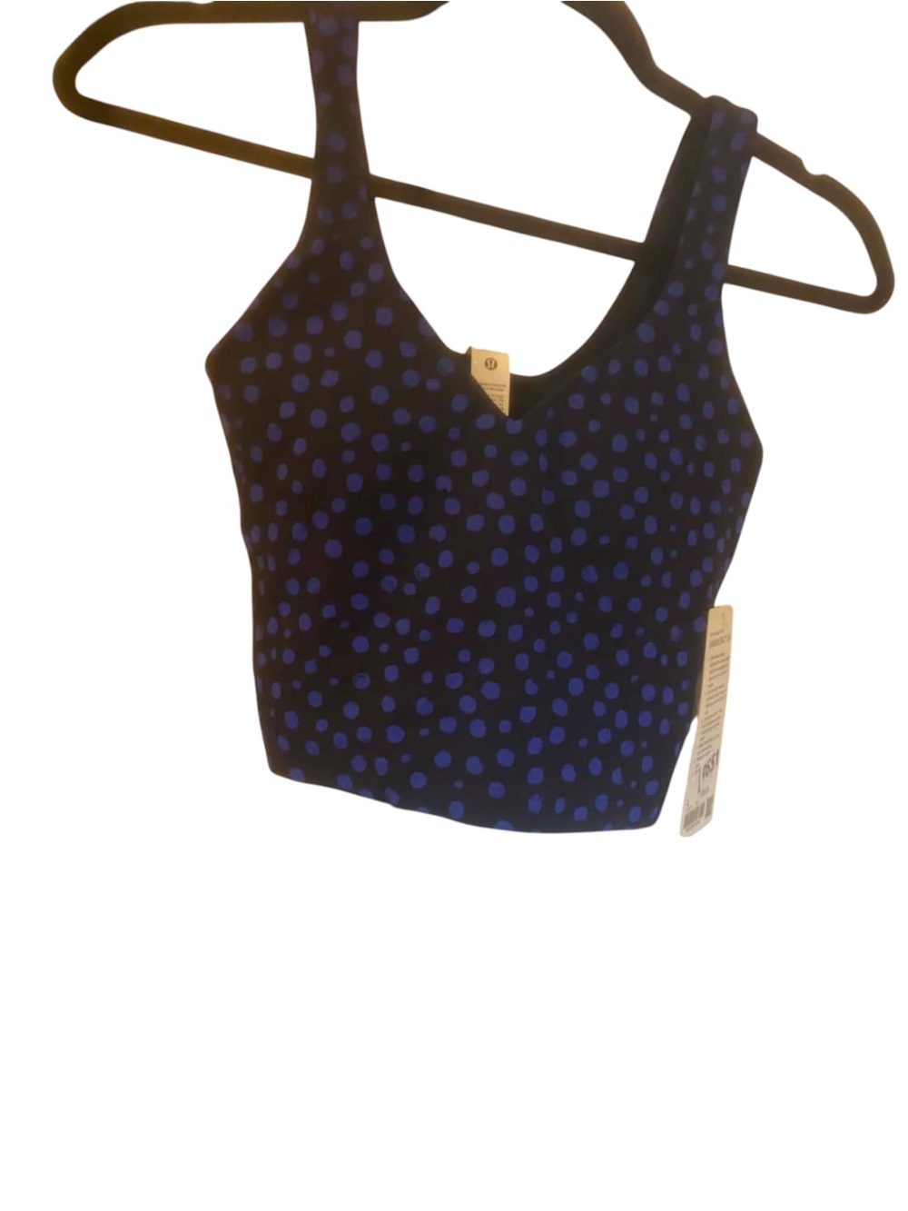 NWT Lululemon Align Tank STAMP DOT BEACH BALL BLUE Size 4